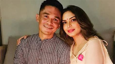 sunil chhetri wife|Sunil Chhetri Reveals How He Married His。